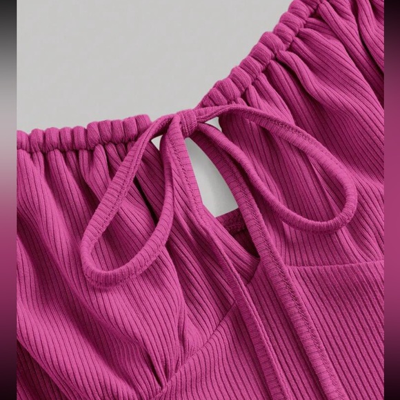 New Sexy Pink Cami Midi Dress - Picture 3 of 7